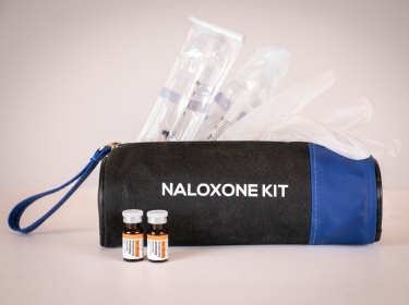 Naloxone Kit distributed by healthcare professionals to users to help combat opioid crisis in case of overdose, photo by NewGig86/Getty Images