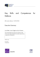 Cover: Key Skills and Competences for Defence