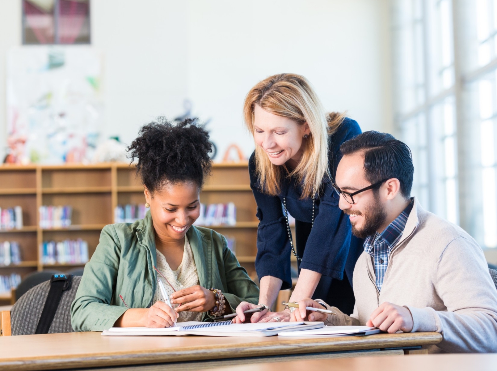 Professore e studentessa