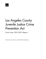 Cover: Los Angeles County Juvenile Justice Crime Prevention Act