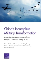 Cover: China's Incomplete Military Transformation