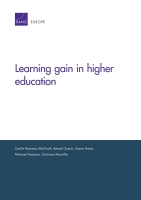 Cover: Learning gain in higher education