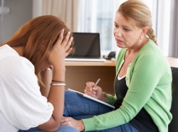 woman counseling another woman