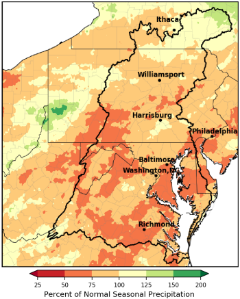 Chesapeake Bay Watershed Climate Impacts Summary and Outlook, Fall 2019 ...