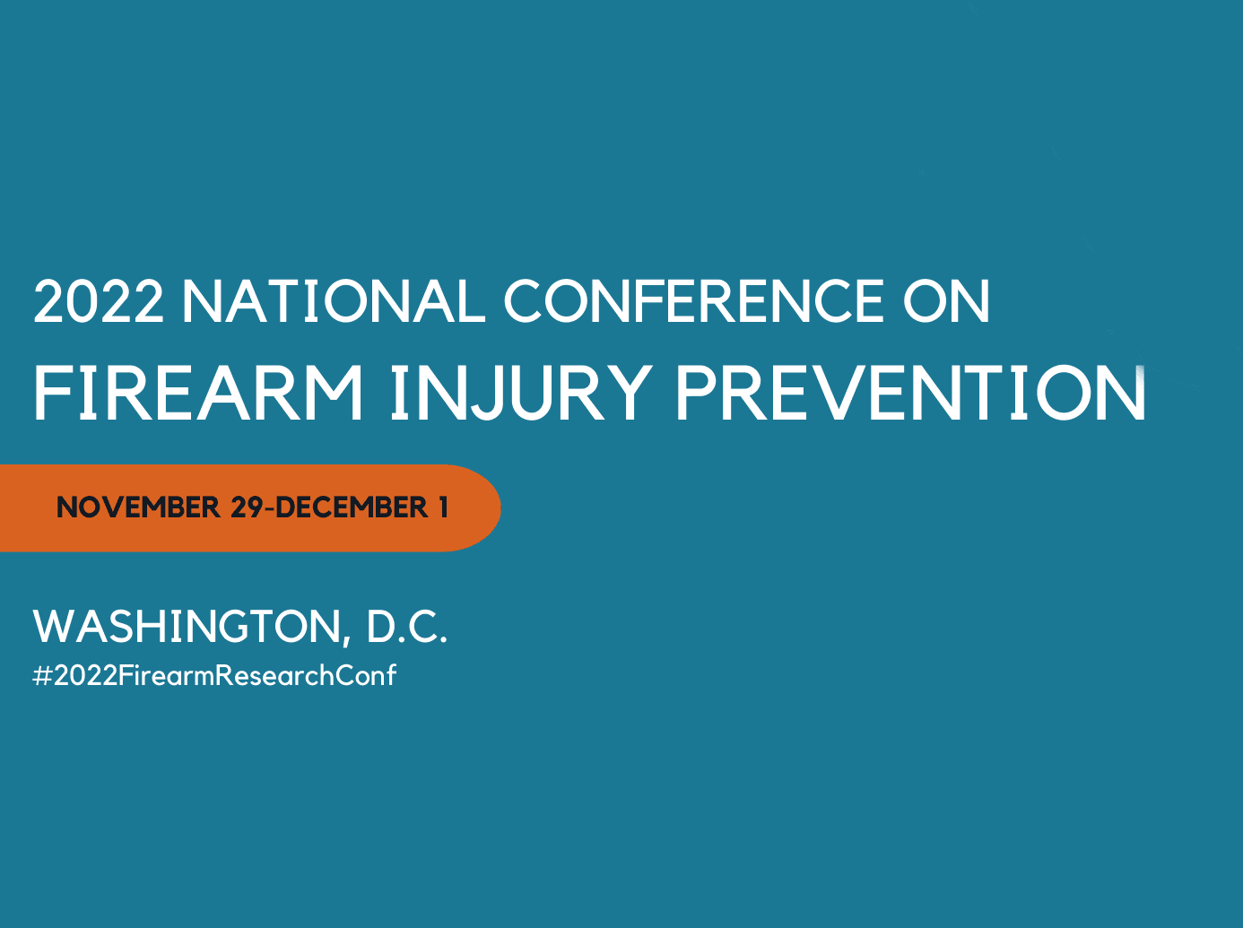 Research Conference on Firearm Injury Prevention Draws Top Experts