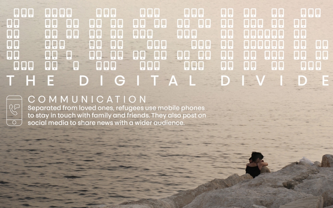 Close up of the Communication category in the Crossing the Digital Divide visualization by Morcos Key.