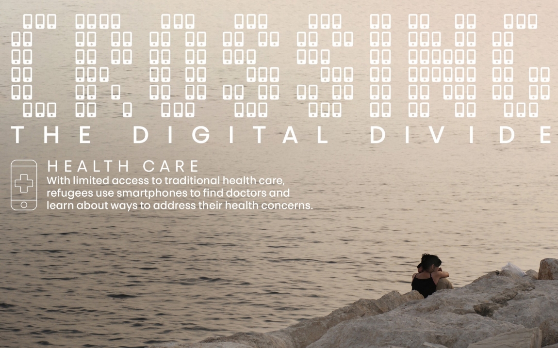 Close up of the Health Care category in the Crossing the Digital Divide visualization by Morcos Key.