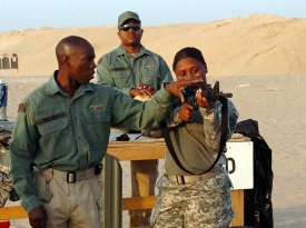 close combat rifle training