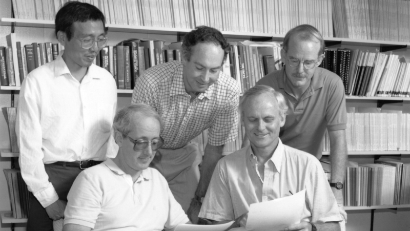 Wrapping Up the Health Insurance Study (1988): Naihua Duan, Joe Newhouse, Bill Rogers, Carl Morris and Will Manning