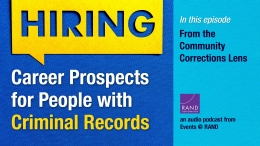 Career Prospects for People with Criminal Records: From the Community Corrections Lens