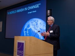 Richard Solomon speaking to the RAND Board of Trustees, November 2014