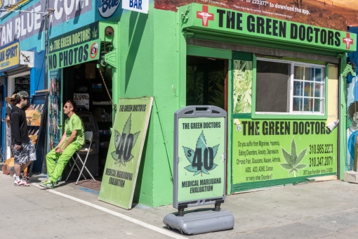 A medical marijuana dispensary in Venice Beach, California, July 16, 2014