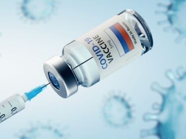 Russia COVID-19 vaccine and syringe, photo by Feydzhet Shabanov/Adobe Stock
