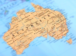 Map of Australia, photo by omersukrugoksu/Getty Images