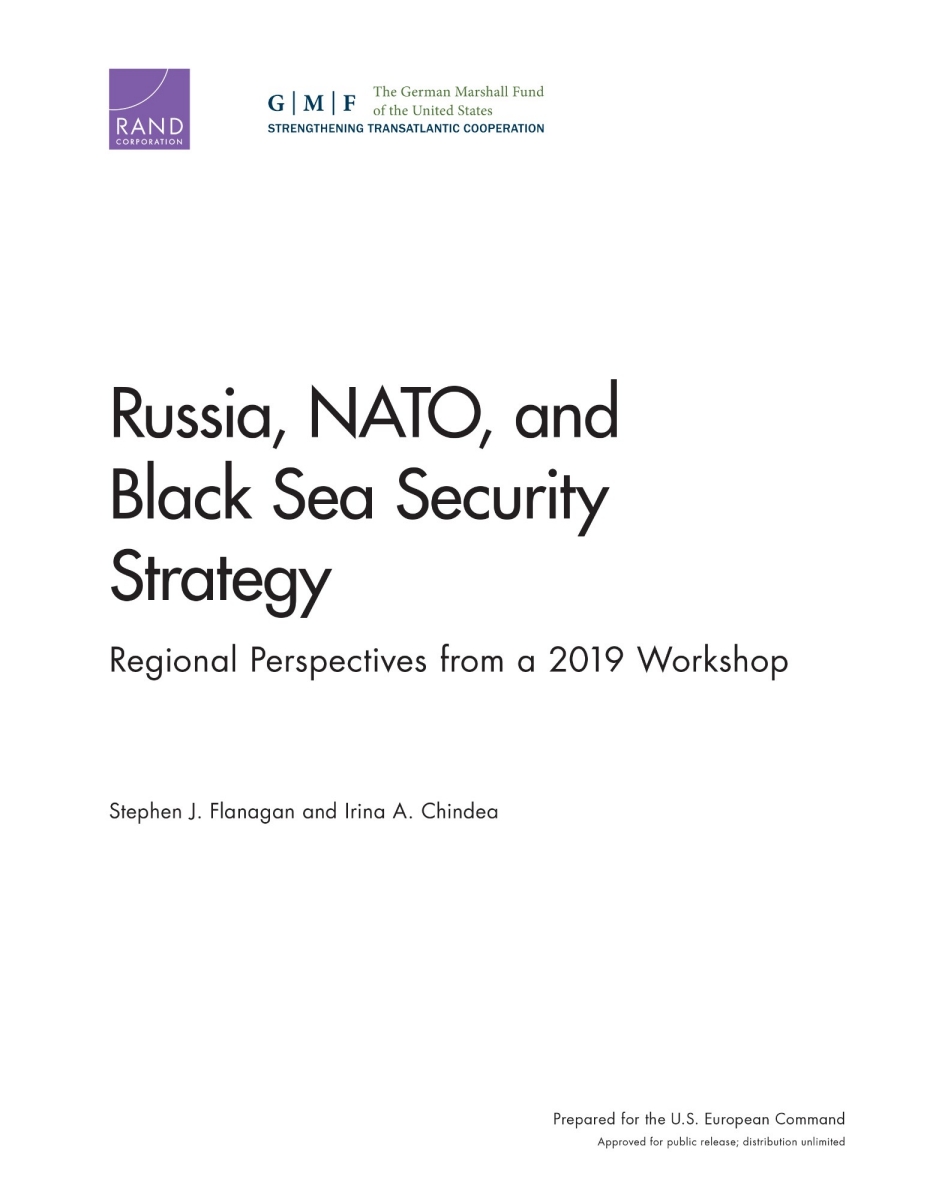 Russia Nato And Black Sea Security Strategy Regional - 