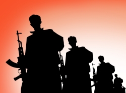 terrorists silhouette