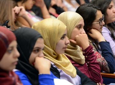 Young Israeli Arab women attend a conference, photo by U.S. Embassy Tel Aviv/CC BY-SA 2.0
