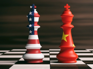 U.S. and CHina s chess kings