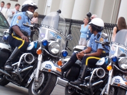 New Orleans police in Jackson Square