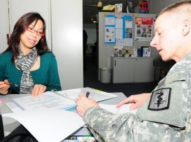 appointment with Army Career and Alumni Program counselor