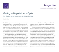 الوصول إلى المفاوضات في سوريا