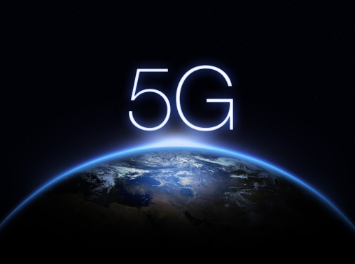 5G network over earth