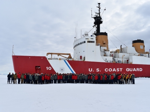 The Polar Star is one of two existing U.S. Coast Guard icebreakers capable of operating in heavy polar ice, photo by U.S. Coast Guard