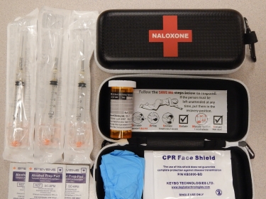 Naloxone kits as distributed in British Columbia, Canada