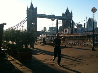 London, Tower Bridge runner