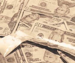 Money and cocaine