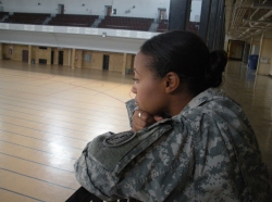 Maryland National Guard member participating in the annual Suicide Prevention Month observances.