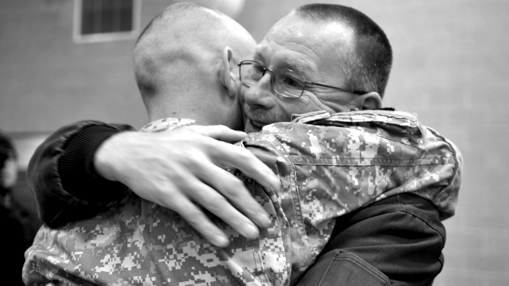 A veteran comes home