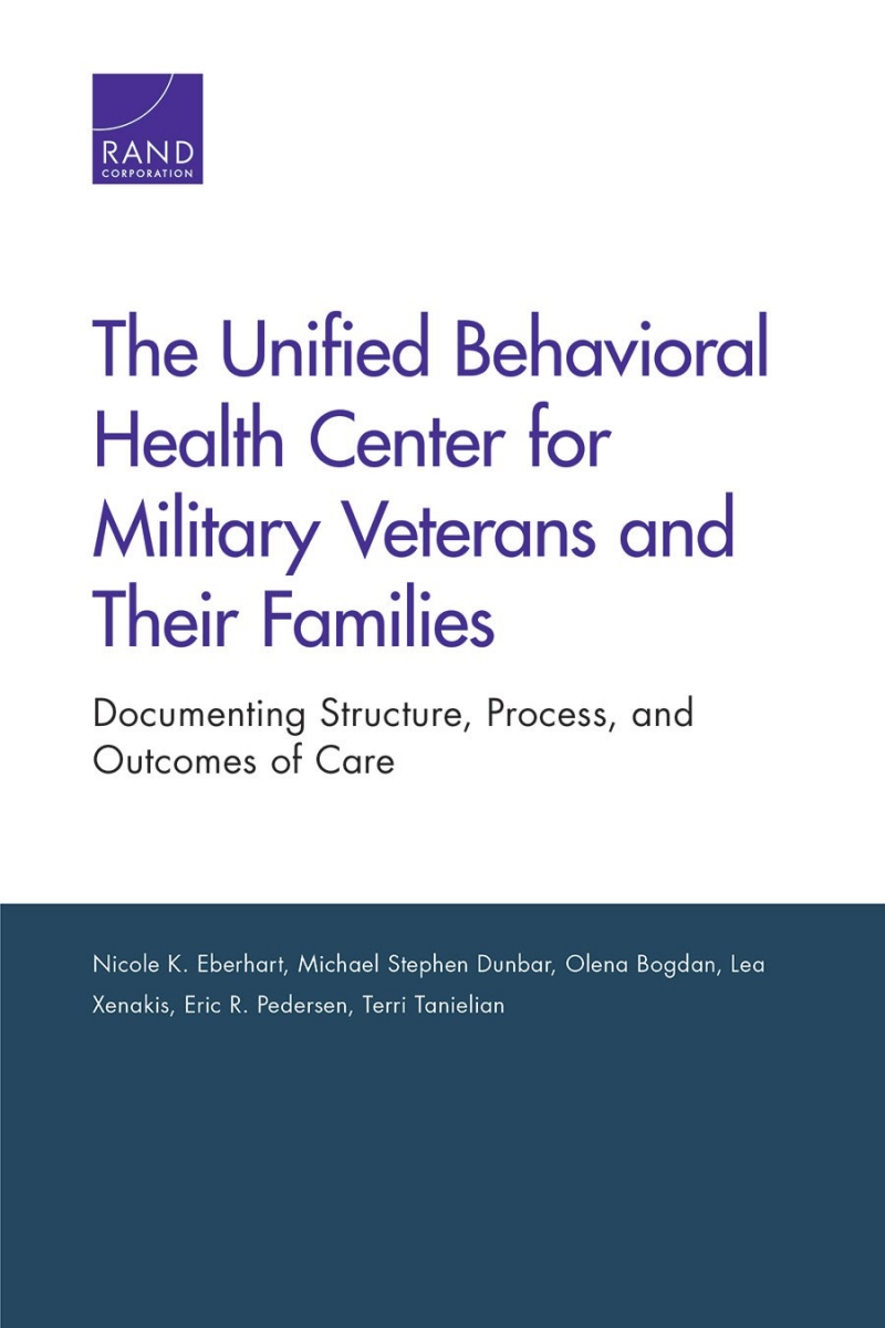 The Unified Behavioral Health Center for Military Veterans and Their ...