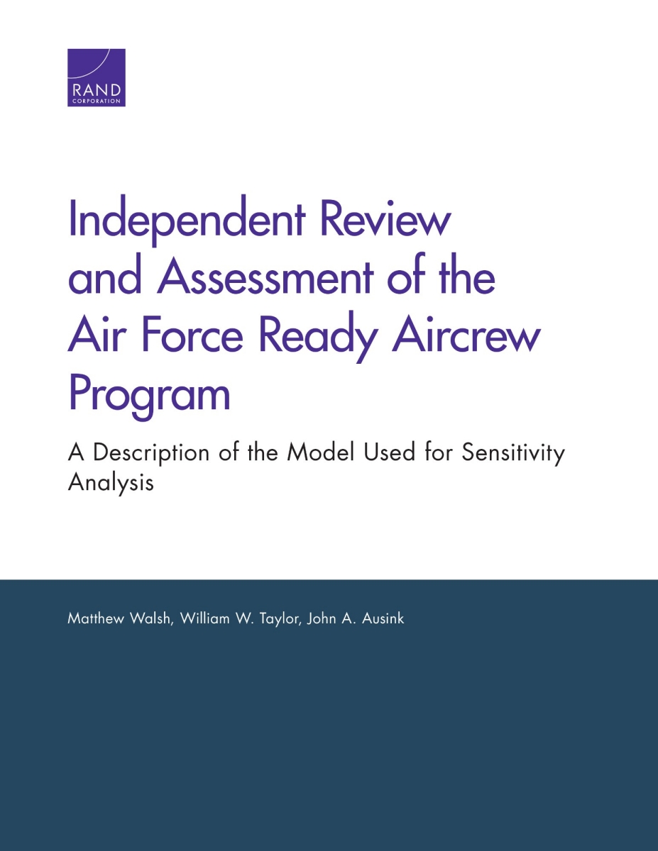 Independent Review and Assessment of the Air Force Ready Aircrew ...