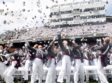 The U.S. Military Academy Class of 2011 at graduation
