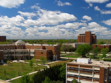 View of a college campus