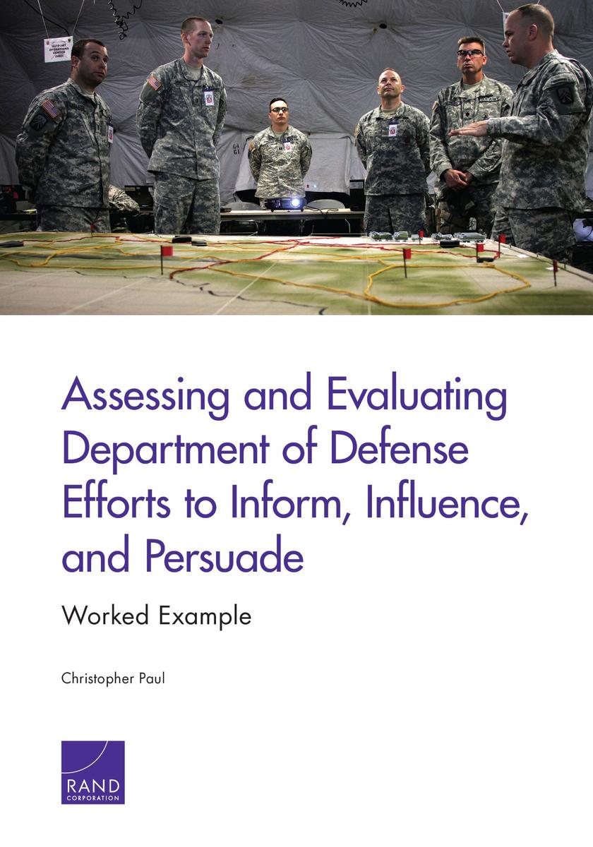 Assessing And Evaluating Department Of Defense Efforts To Inform 