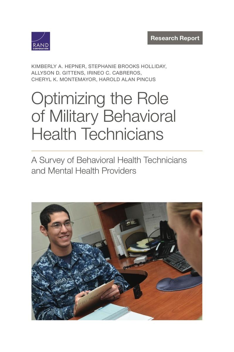 Optimizing the Role of Military Behavioral Health Technicians: A Survey ...