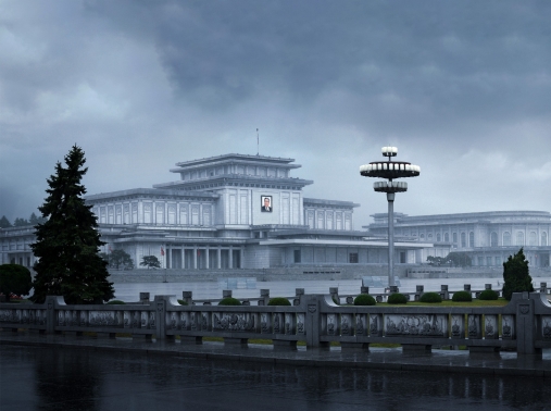 The Kumsusan Palace of the Sun, a mausoleum in Pyongyang, North Korea