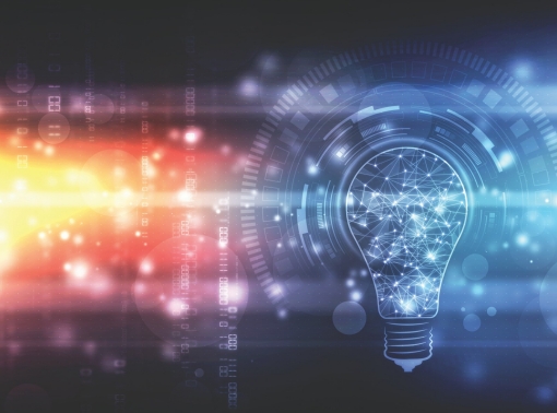 A lightbulb depicting innovation and technology, photo by Blackboard/Adobe Stock