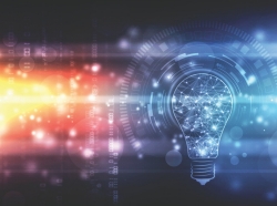 A lightbulb depicting innovation and technology, photo by Blackboard/Adobe Stock
