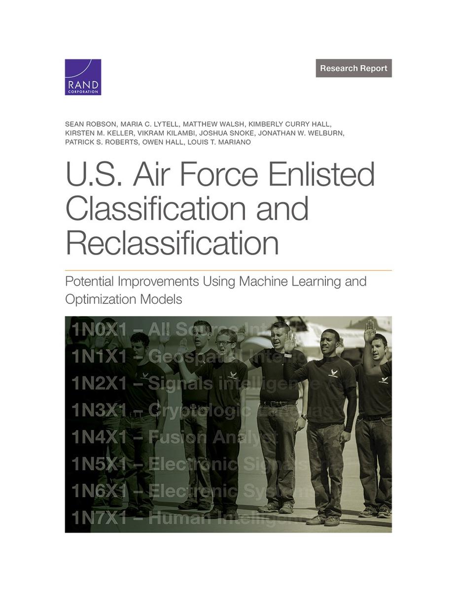 U.S. Air Force Enlisted Classification and Reclassification Potential