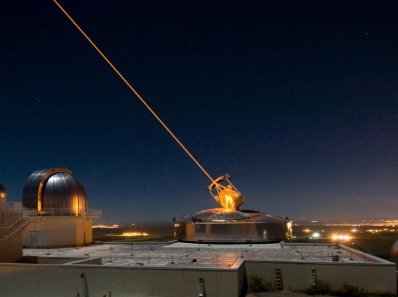 The Sodium Guidestar at the Air Force Research Laboratory's Starfire Optical Range resides on a 6,240 foot hilltop at Kirtland Air Force Base, New Mexico, photo by U.S. Air Force