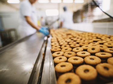 Cookie factory, food industry, photo by Dusan Petkovic/Shutterstock