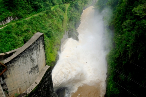 The hydroelectric dam Cachi in Ujarras de Cartago, 60 miles of San Jose, Costa Rica, May 25, 2007