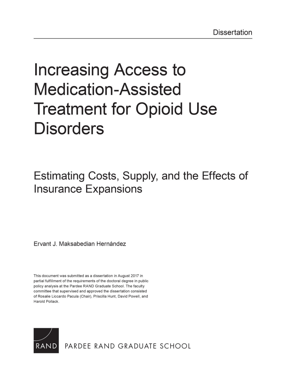 Increasing Access To Medication Assisted Treatment For