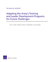 Adapting the Army's Training and Leader Development Programs for Future ...