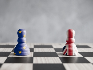 Brexit strategy concept with pawns, photo by Pixelbliss/Adobe Stock