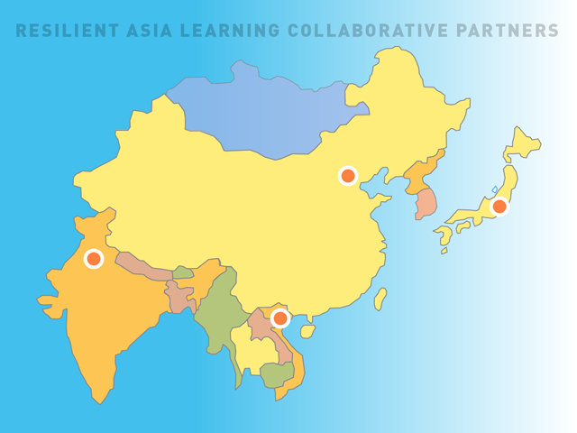 Map of collaborative partners