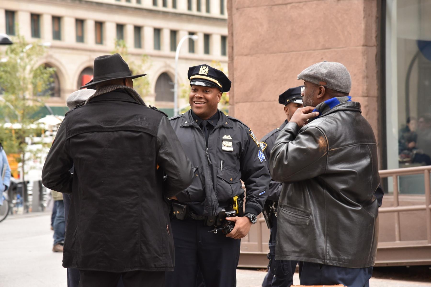 Nypd police shop leather jacket